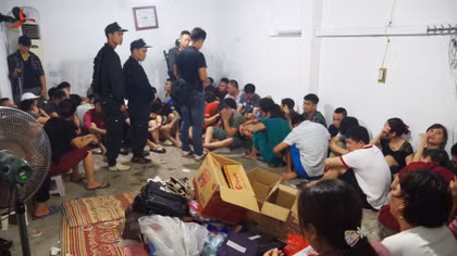 Triệt phá sới bạc ở Hà Giang, thu giữ gần 2 tỷ đồng