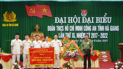 Đại hội Đoàn thanh niên Công an tỉnh Hà Giang lần thứ XI