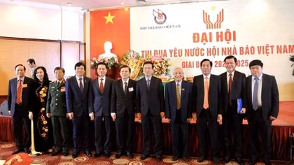 Hội Nhà báo Việt Nam vinh danh điển hình tiên tiến 