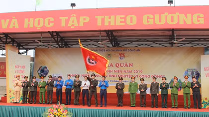 Tuổi trẻ Bộ Công an tổ chức lễ ra quân Tháng Thanh niên 2019