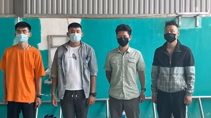 Bắt giữ 4 công dân Trung Quốc nhập cảnh trái phép