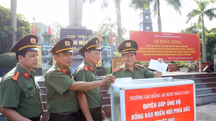 Trường Cao đẳng ANND I phát động đợt thi đua đặc biệt