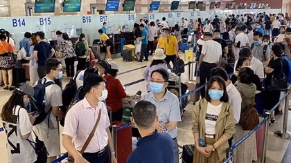 Các sân bay đều tăng sản lượng khách từ 30-175% dịp nghỉ lễ 30/4-1/5
