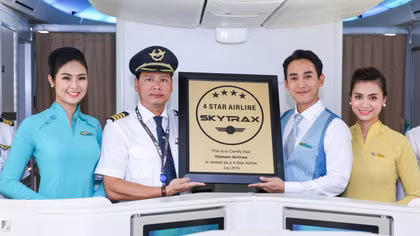 Hàng không Quốc gia Vietnam Airlines lọt top 3 hãng hàng không tiến bộ nhất thế giới 2016 