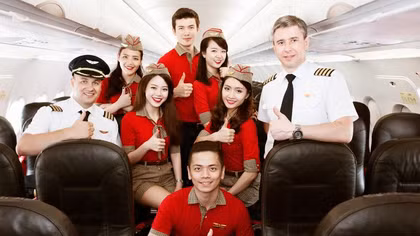 Vietjet tuyển dụng tiếp viên trên toàn quốc