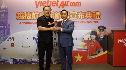 Vietjet mở cùng lúc 2 đường bay Hà Nội – Đài Bắc, TP HCM – Cao Hùng
