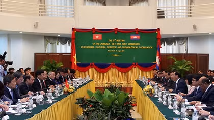 Việt Nam, Campuchia thống nhất nội dung hợp tác 28 lĩnh vực