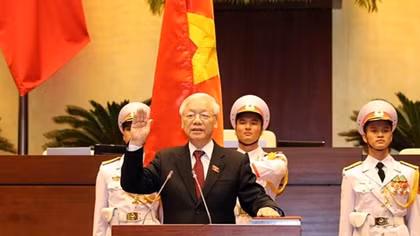 Lãnh đạo các nước chúc mừng Chủ tịch nước Nguyễn Phú Trọng