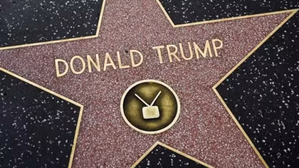 Ngôi sao Danh vọng của ông Trump được rào chắn cẩn thận 