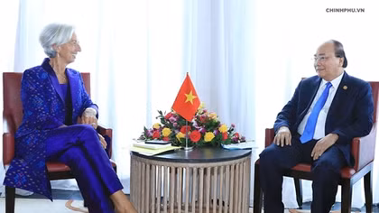 Thủ tướng tiếp Tổng Giám đốc IMF
