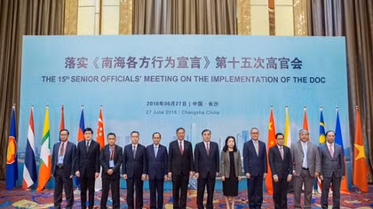Phiên họp lần thứ 15 các quan chức cấp cao ASEAN - Trung Quốc về thực hiện DOC 