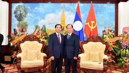 Củng cố và phát triển hơn nữa mối quan hệ giữa Việt Nam - Lào 