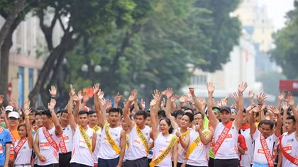 Những thí sinh độc đáo trong cuộc đua Kizuna Ekiden 2018