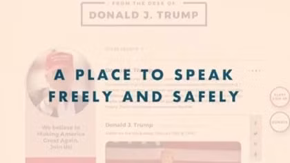 Ông Trump tự cho ra mắt mạng xã hội mới 