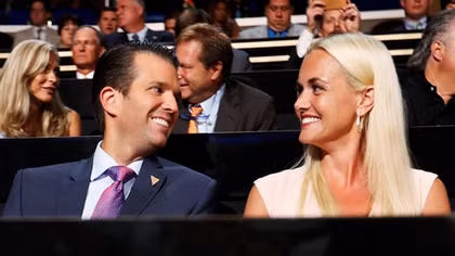 Vợ chồng con trai ông Trump đệ đơn ly hôn