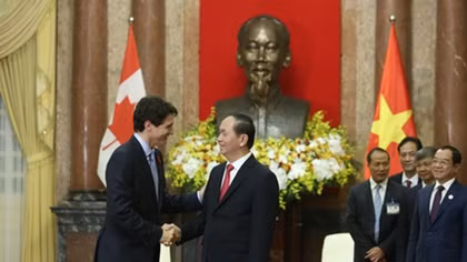 Chủ tịch nước tiếp Thủ tướng Canada Justin Trudeau