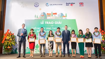 21 doanh nghiệp đoạt giải "Khởi nghiệp sáng tạo ứng phó với biến đổi khí hậu"