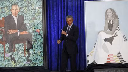 Ngắm bức chân dung mới của vợ chồng cựu Tổng thống Mỹ Obama
