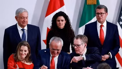 Mỹ, Mexico và Canada ký thỏa thuận thương mại mới