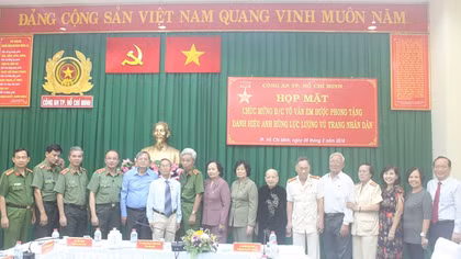 Công an TP Hồ Chí Minh vinh danh Anh hùng LLVTND Võ Văn Em