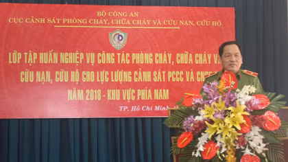 Tập huấn nghiệp vụ PCCC và CNCH khu vực phía Nam