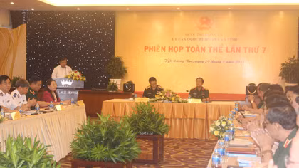 Phiên họp thứ 7 thẩm tra Dự án Luật Cảnh sát biển và Luật Quốc phòng (sửa đổi)