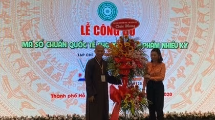 Công bố mã số quốc tế cho Tạp chí Văn hóa Phật giáo