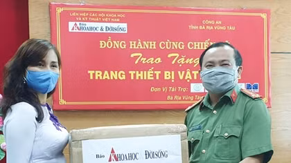 Công an tỉnh Bà Rịa – Vũng Tàu tiếp nhận nhu yếu phẩm phòng chống COVID-19