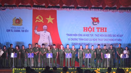 Hội thi sân khấu hóa “Thanh niên CAND học tập, thực hiện Sáu điều Bác Hồ dạy”