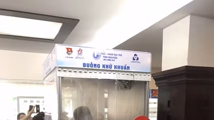 Ra mắt buồng khử khuẩn phòng chống dịch bệnh COVID – 19