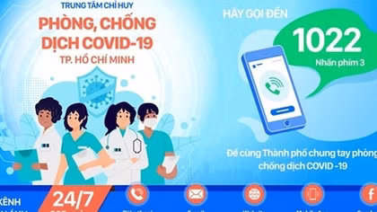 Cổng 1022 sẵn sàng tiếp nhận thông tin về dịch COVID-19