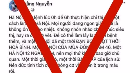  Facebook Hằng Nguyễn đăng thông tin gây hoang mang trong nhân dân