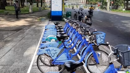 Thí điểm xe đạp công cộng Mobike tại Quận 1