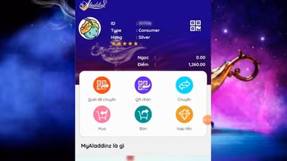 Cảnh giác khi nạp tiền vào ứng dụng Myaladdinz 