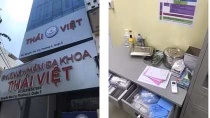 Dừng hoạt động "Phòng khám Đa khoa Thái Việt " không phép