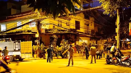 Phong toả một con đường ở TP Hồ Chí Minh