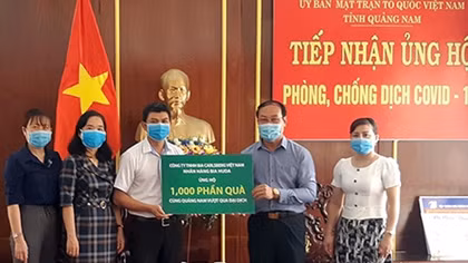 Tặng 3.000 phần quà cho các gia đình khó khăn do ảnh hưởng dịch bệnh