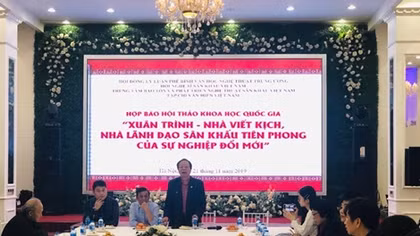 Đề nghị truy tặng Giải thưởng Hồ Chí Minh cho nhà viết kịch Xuân Trình