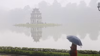 Đầu tuần, Bắc Bộ mưa phùn và sương mù, Nam Bộ nắng to