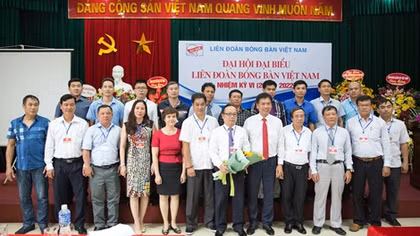 Đại hội đại biểu Liên đoàn bóng bàn Việt Nam nhiệm kỳ VI (2018-2022)