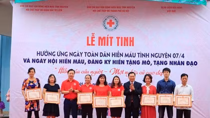 Nhiều mô hình hiến máu tình nguyện được nhân rộng ở Hà Nội
