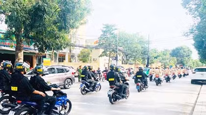 Công an Thanh Hóa mở cao điểm xử lý vi phạm giao thông