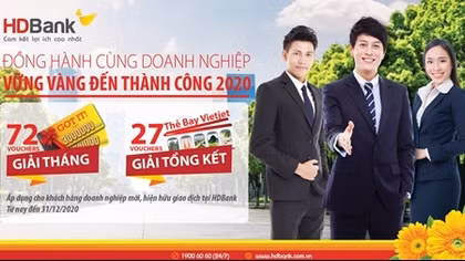 HDBank “Đồng hành cùng doanh nghiệp – Vững vàng đến thành công”