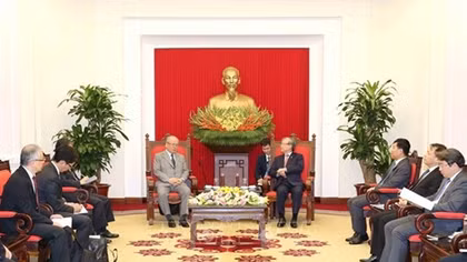 Thường trực Ban Bí thư tiếp Cố vấn đặc biệt Liên minh Nghị sĩ hữu nghị Nhật - Việt