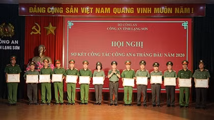 Công an tỉnh Lạng Sơn sơ kết công tác 6 tháng đầu năm 2020