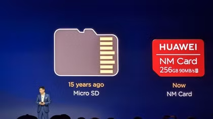 Smartphone của Huawei sẽ không được dùng thẻ nhớ MicroSD