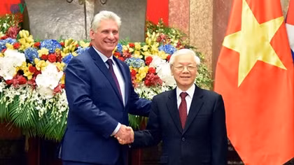 Lãnh đạo Đảng, Nhà nước gửi điện mừng Quốc khánh Cuba và kỷ niệm lần thứ 55 cách mạng Palestine