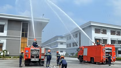 Tập huấn nghiệp vụ PCCC tại Công ty TNHH VIETORY