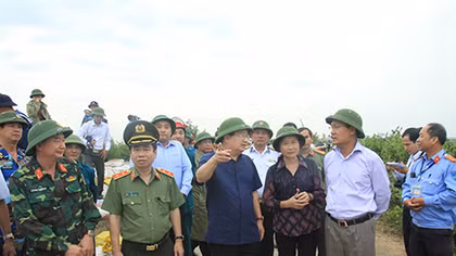 Lực lượng Công an Hải Phòng và Quảng Ninh ứng trực hạn chế thấp nhất thiệt hại do Bão số 7 gây ra