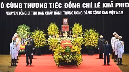 Nguyên Tổng Bí thư Lê Khả Phiêu đã về nơi an nghỉ cuối cùng